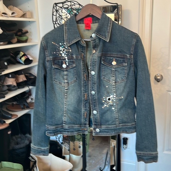 Denim jacket embellished - Picture 1 of 6